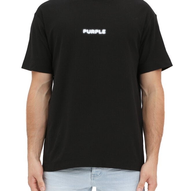PURPLE Tシャツ Black Beauty Inside Out P101-JBBP125-BL Purple Brand Textured Inside Out Tee 'Black|P101-JBBP125|Top