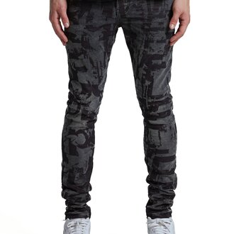 Purple Brand Purple Brand Grunge Print Skinny Denim Pant