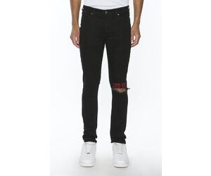 Ksubi Van Winkle Laid Black Sting Denim 'Black|MPF25DJ007