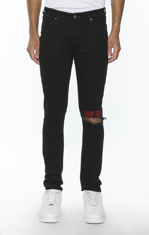 Ksubi Ksubi Van Winkle Laid Black Sting Denim