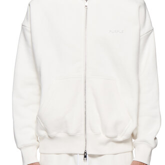 Purple Brand Purple Brand Heavy Fleece Zip Front Hoodie