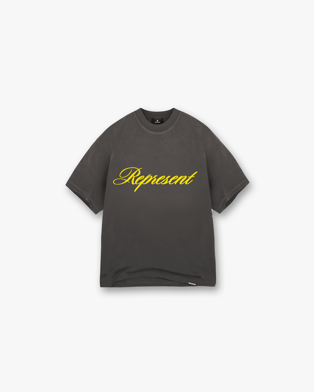 Represent Represent Script Logo Tee