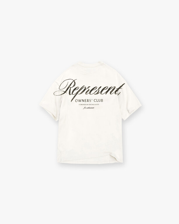 Represent Represent Owners Club Script Tee