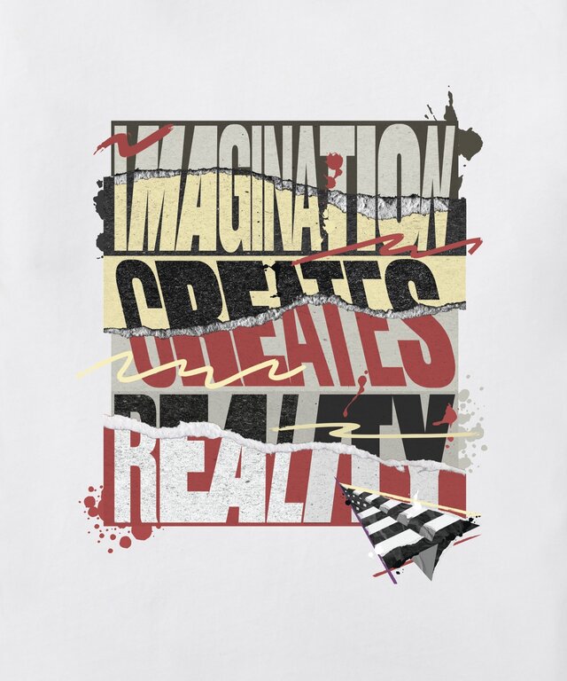 Paper Planes Paper Planes Imagination Creates Reality Tee