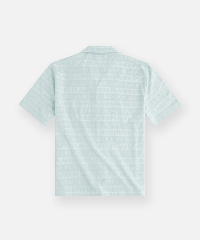 Paper Planes Paper Planes Beachfront Terry Cloth Button Down Shirt