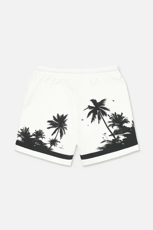 RTA RTA Clyde Palm Trees Shorts