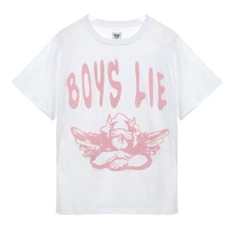 Boys Lie Boys Lie In Denial V2 Boyfriend Tee