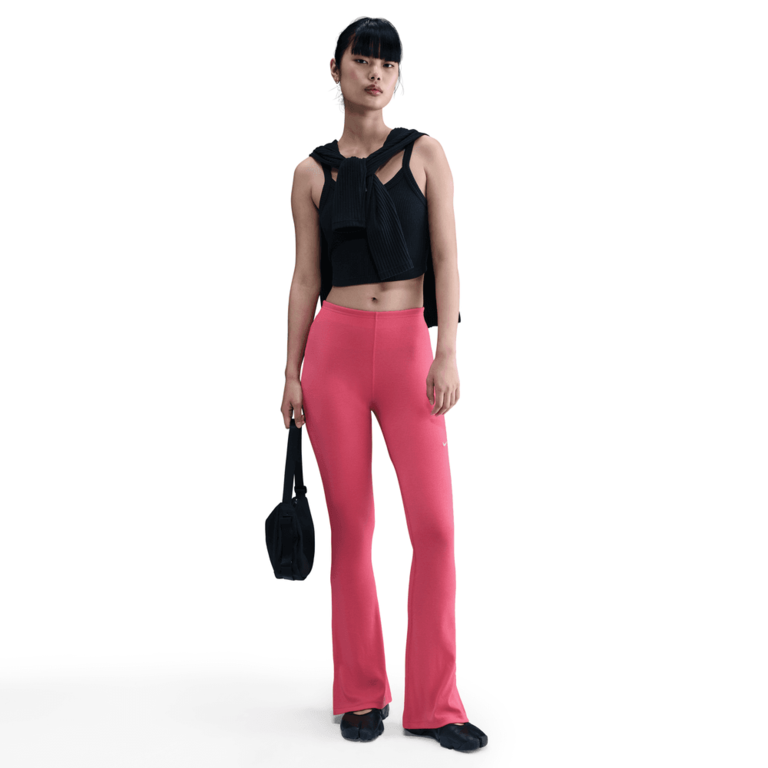 Nike Wmns Nike Sportswear Chill Knits Tight Mini-Rib Flared Leggings