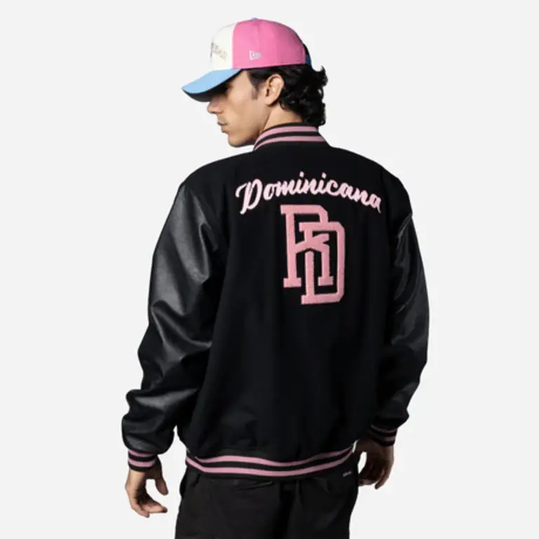 New Era New Era Dominican Republic Pre Lined Bomber Jacket