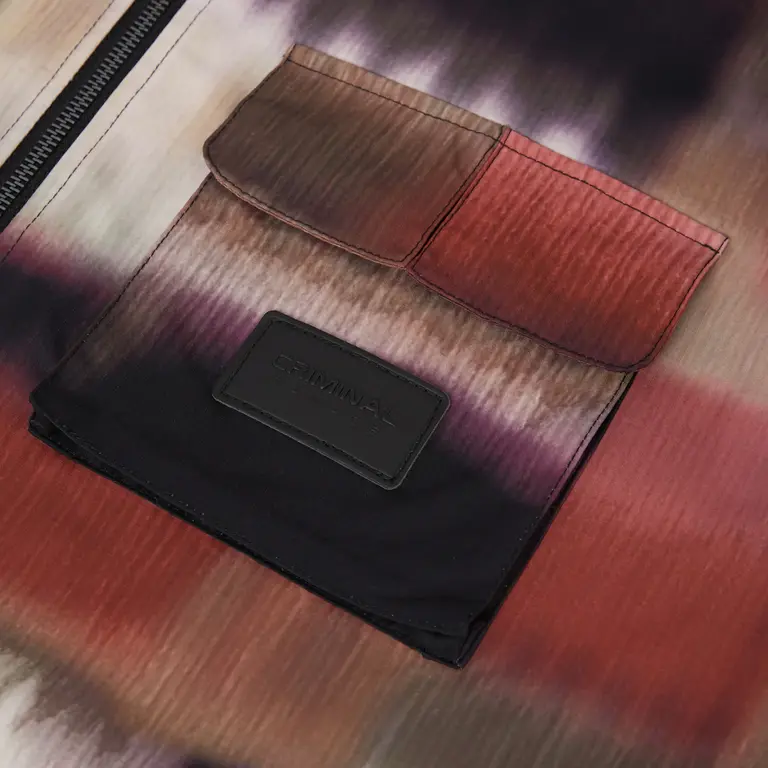 Criminal Damage Criminal Damage Photo Print Zip Shirt