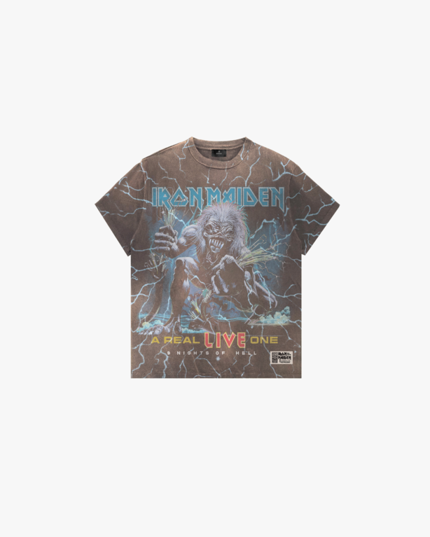 Represent Represent Iron Maiden x A Real Live One Tee