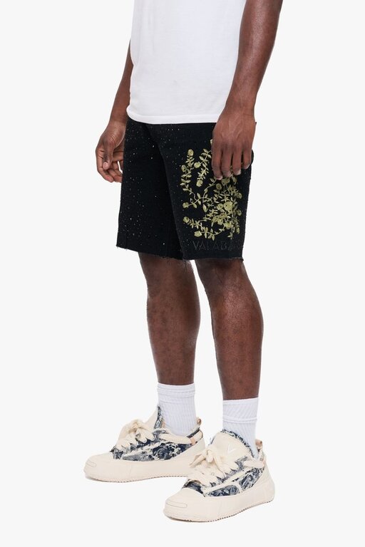 Valabasas Valabasas Written Denim Shorts