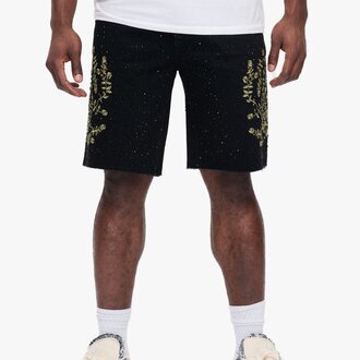 Valabasas Valabasas Written Denim Shorts