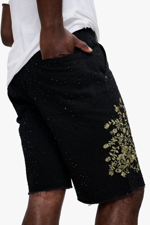 Valabasas Valabasas Written Denim Shorts