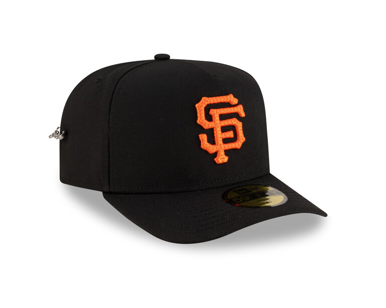 New Era New Era 5950 San Francisco Giants Script Safety Pin Fitted Hat