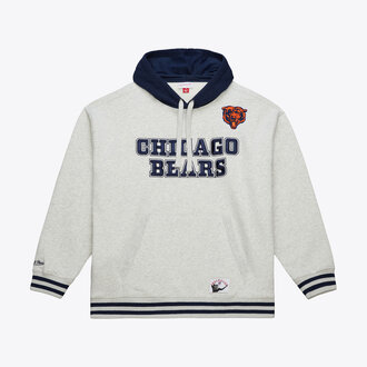 Mitchell & Ness M&N NFL Off Season Fleece Hoodie Vintage Logo Chicago Bears