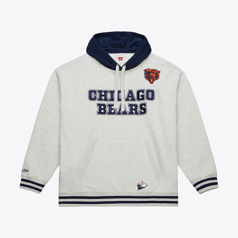 Mitchell & Ness M&N NFL Off Season Fleece Hoodie Vintage Logo Chicago Bears