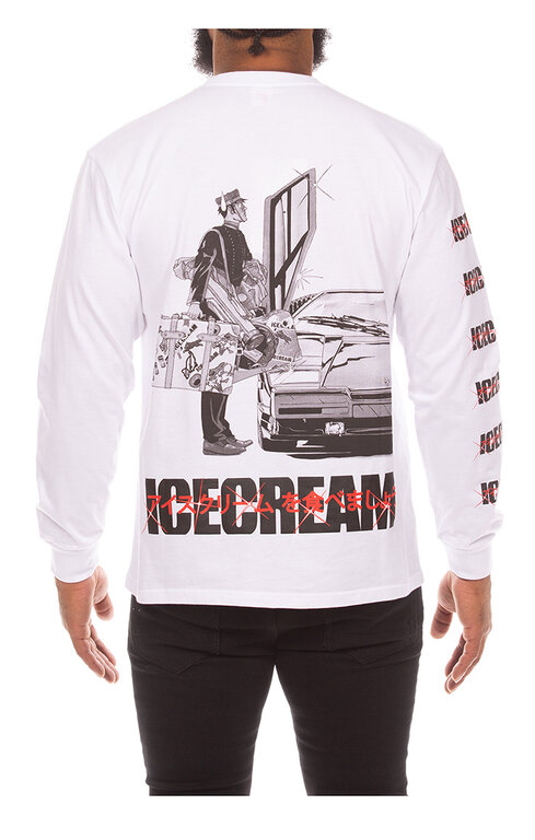 Icecream Icecream Luggage Long Sleeve Knit Tee
