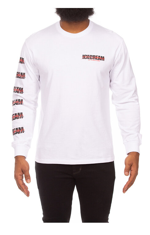 Icecream Icecream Luggage Long Sleeve Knit Tee