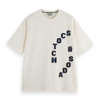 Scotch & Soda S&S Loose Fit Applique Tee