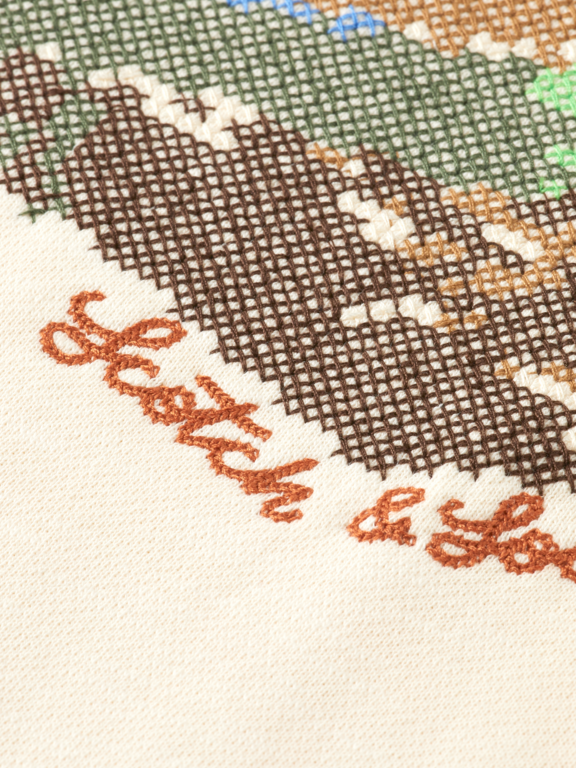 Scotch & Soda S&S Loose Fit Embroidered Artwork Hoodie