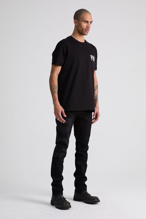 RTA RTA Black Logo Bryant Denim