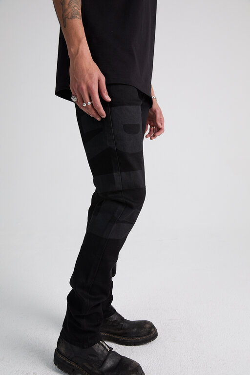 RTA RTA Black Logo Bryant Denim