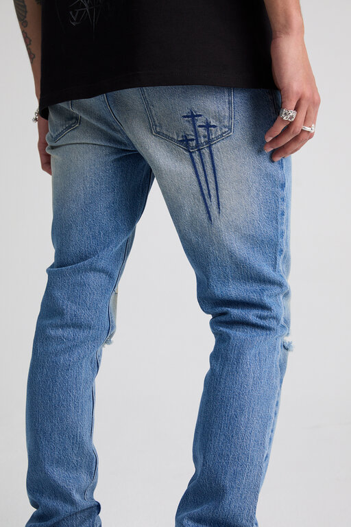 RTA RTA Blue Haze Triple Cross Bryant Denim