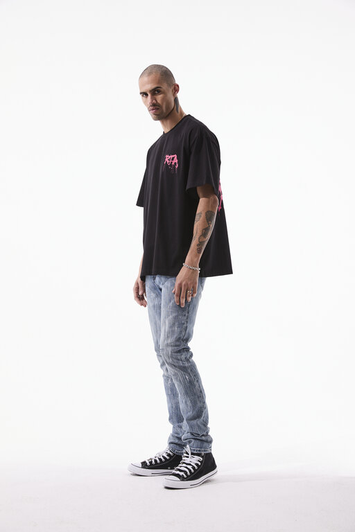 RTA RTA Graffiti Pink Colin Tee