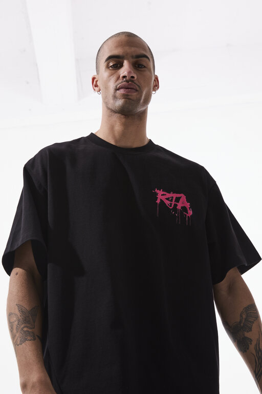 RTA RTA Graffiti Pink Colin Tee