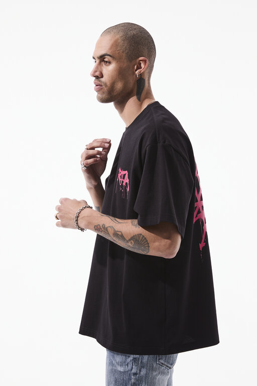 RTA RTA Graffiti Pink Colin Tee