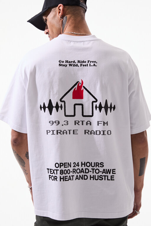 RTA RTA White Radio House Colin Tee