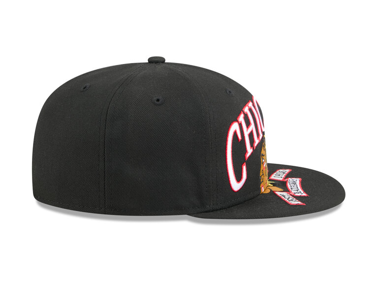 New Era New Era 5950 Chicago Blackhawks Oversized Fitted Hat