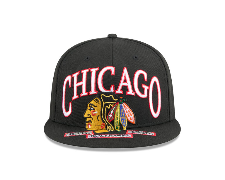 New Era New Era 5950 Chicago Blackhawks Oversized Fitted Hat