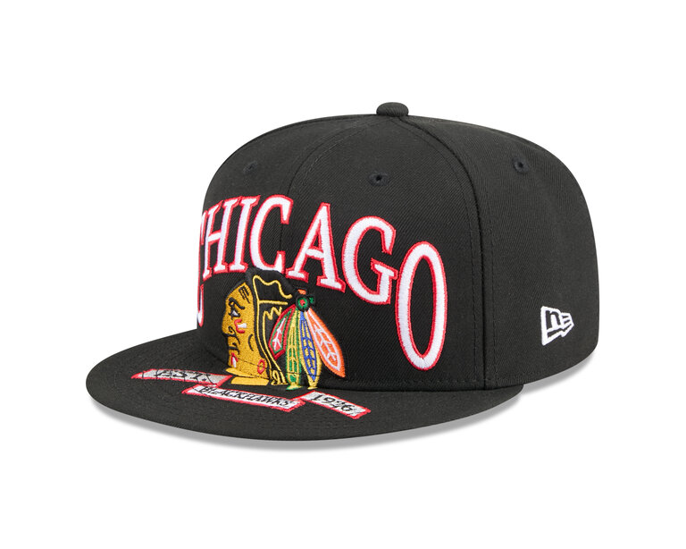 New Era New Era 5950 Chicago Blackhawks Oversized Fitted Hat