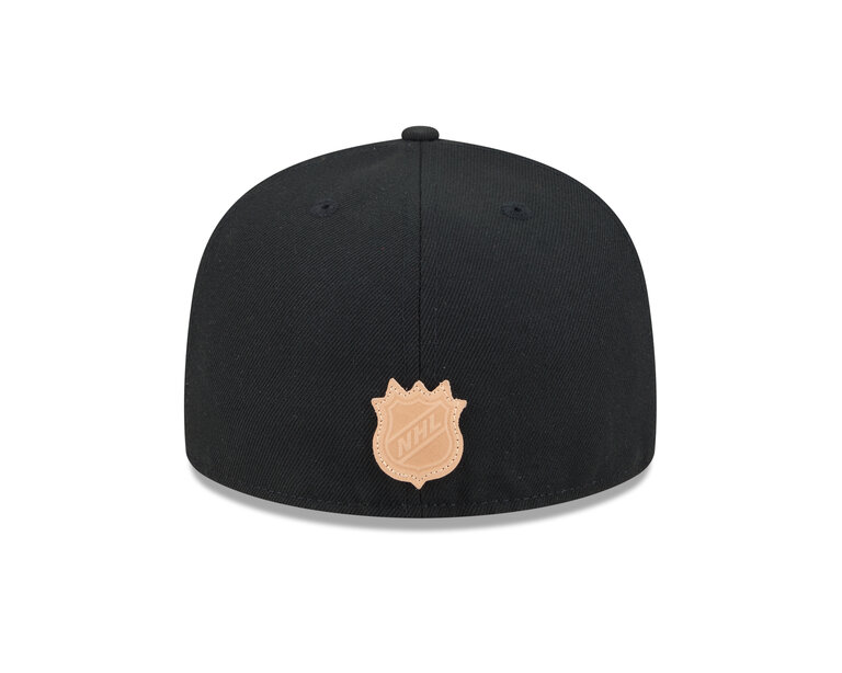 New Era New Era 5950 Chicago Blackhawks Leather Visor Fitted Hat