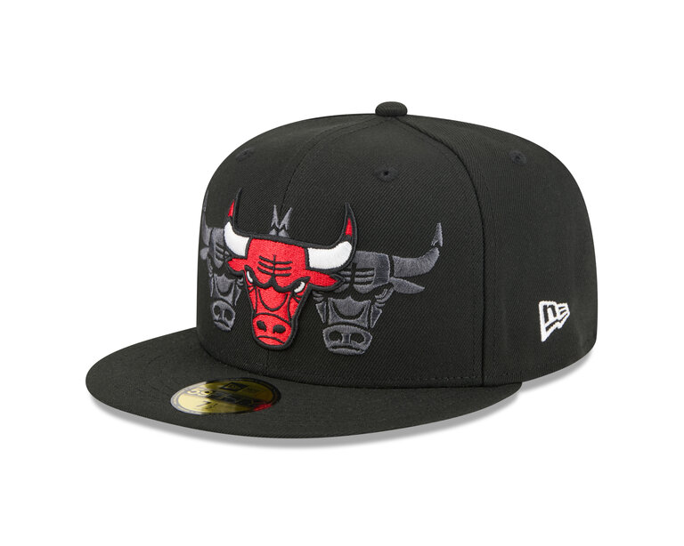 New Era New Era 5950 Chicago Bulls Tri Hit Fitted Hat