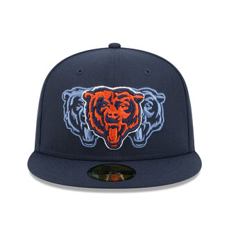 New Era New Era 5950 Chicago Bears Tri Hit Fitted Hat