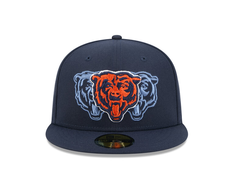 New Era New Era 5950 Chicago Bears Tri Hit Fitted Hat
