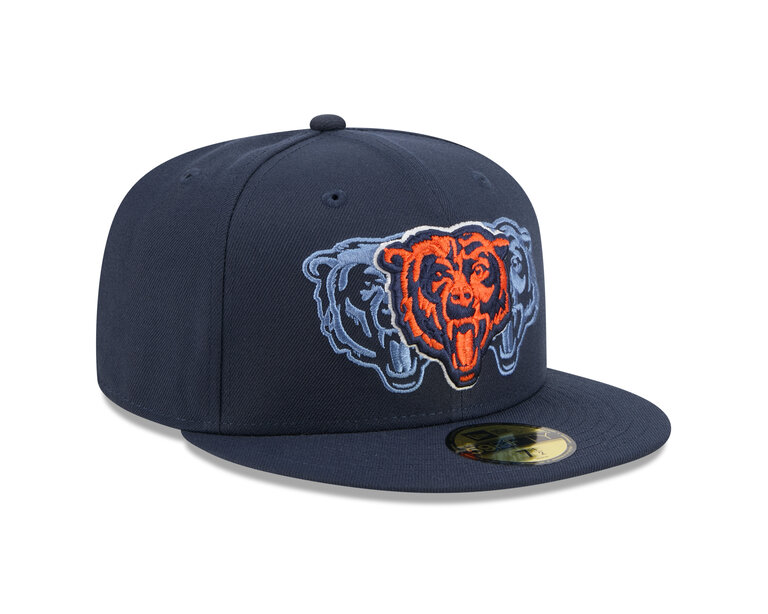 New Era New Era 5950 Chicago Bears Tri Hit Fitted Hat