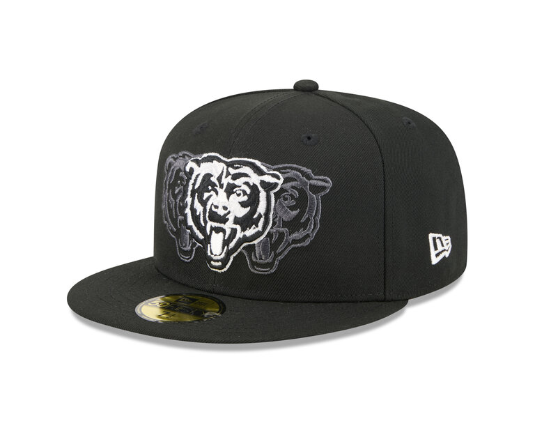 New Era New Era 5950 Chicago Bears Tri Hit Fitted Hat