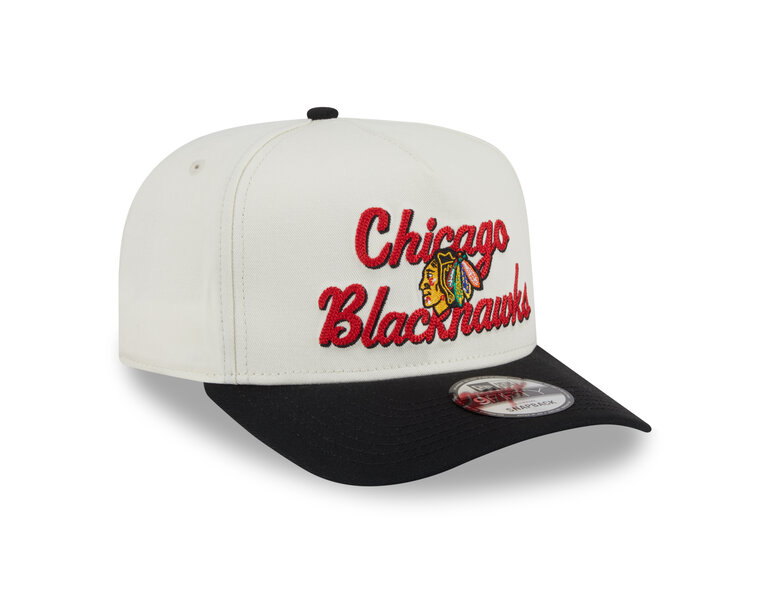 New Era New Era 950 A-Frame Chicago Blackhawks Chainstich Snapback Hat