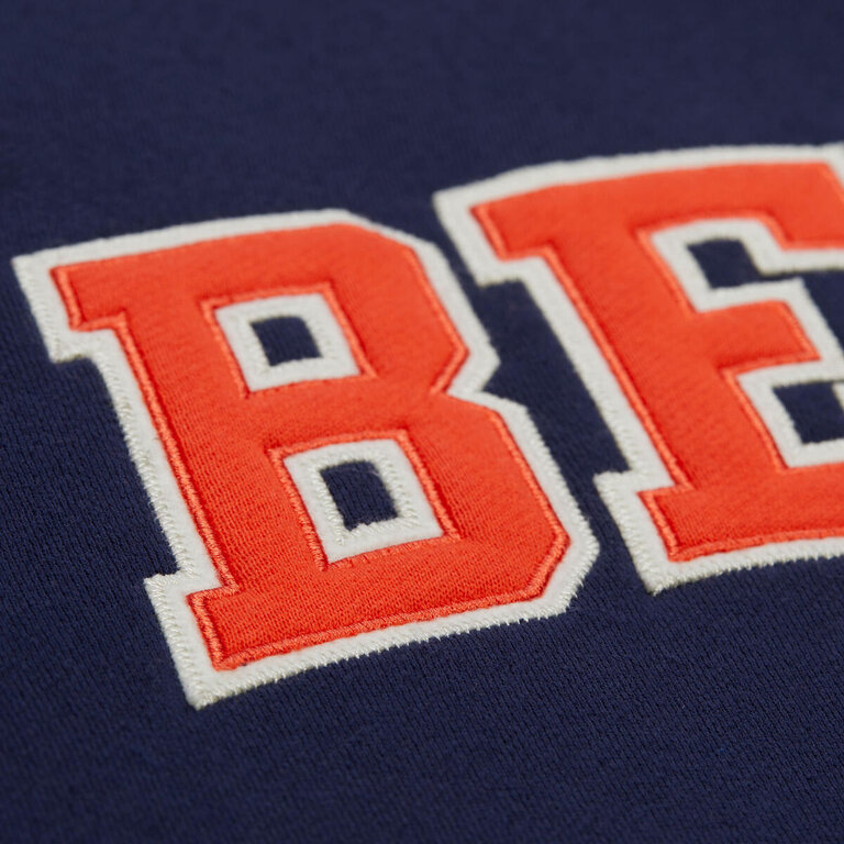 Mitchell & Ness M&N NFL Vintage Logo Chicago Bears Courtside Fleece Button Front Hoodie