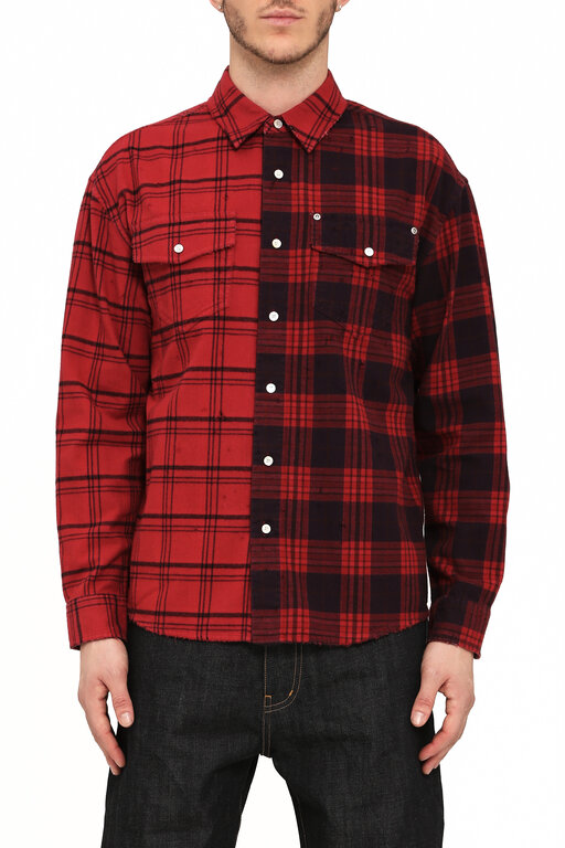 Purple Brand Purple Brand Dual Button Up Shirt