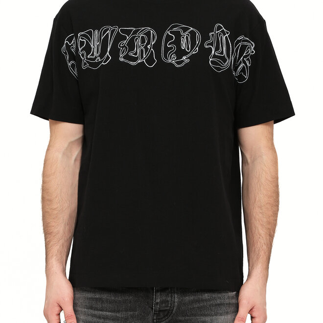 Purple Brand ★ ロゴ テクスチャード Tシャツ Purple Brand - Top Fashion