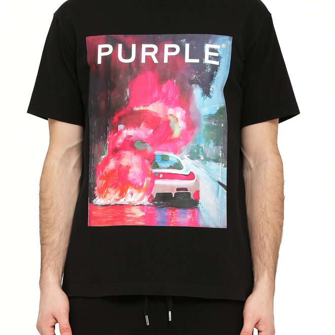 Purple Brand Clean Jersey Tee 'White|P109-CBWS425|Top