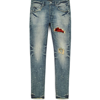 Purple Brand Purple Brand Skinny Plaid Patch