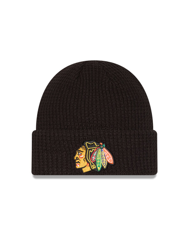 New Era New Era Knit Chicago Blackhawks Waffle Beanie