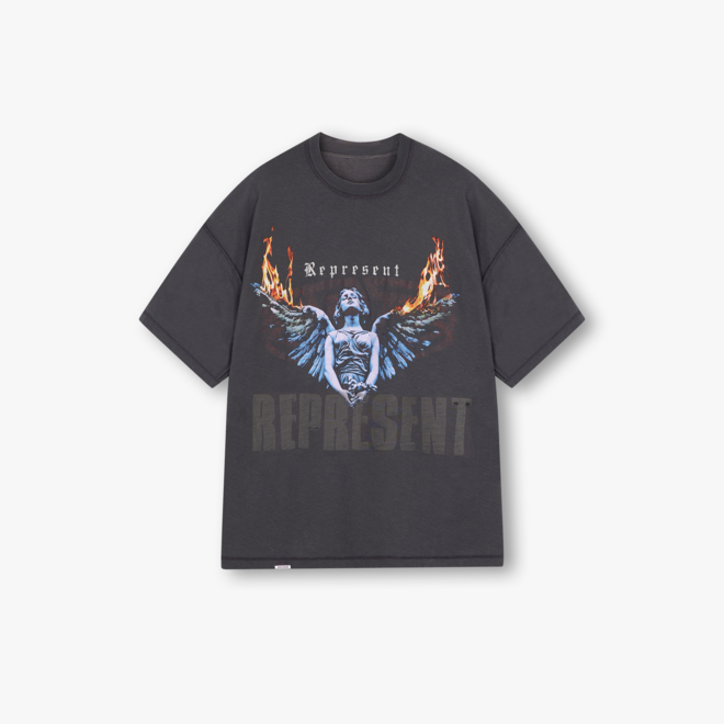 Represent Legacy Crest Tee 'Nero|MLM100170-17|Top Fashion