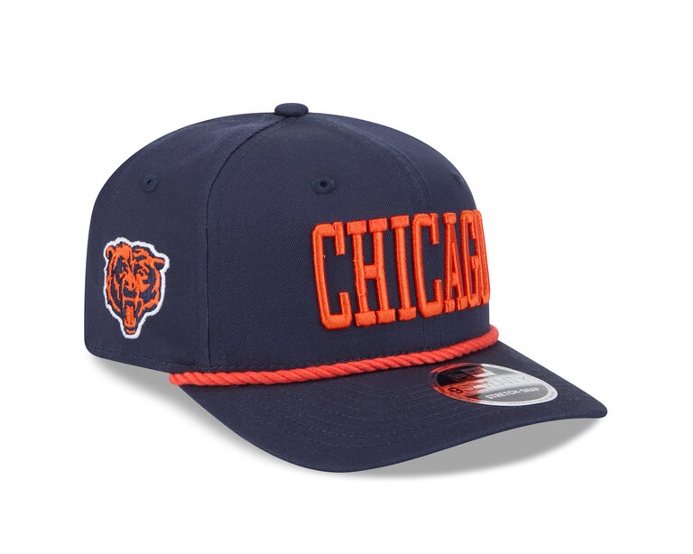 New Era New Era 970 Chicago Bears Wordmark Stretch Snap Hat
